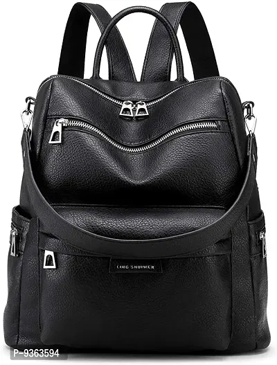 Classy Solid Backpacks for Women-thumb0