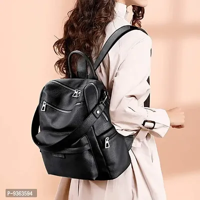 Classy Solid Backpacks for Women-thumb3