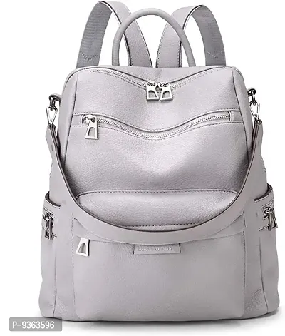 Classy Solid Backpacks for Women-thumb0