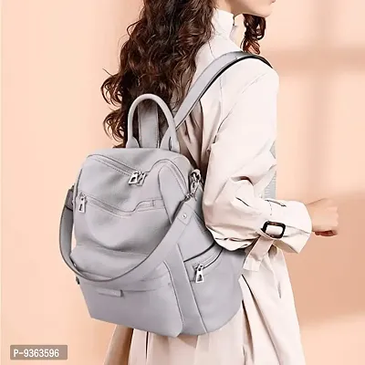 Classy Solid Backpacks for Women-thumb5