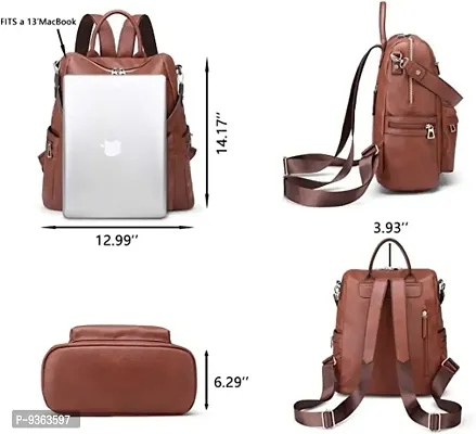 Classy Solid Backpacks for Women-thumb2