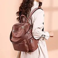 Classy Solid Backpacks for Women-thumb2