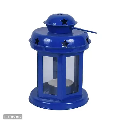 Agarwal Trading Corporation Decorative Iron Lantern with Tealight Candle | Lantern/Lamp with T-Light Candle Holder Hanging Light for Home Decor