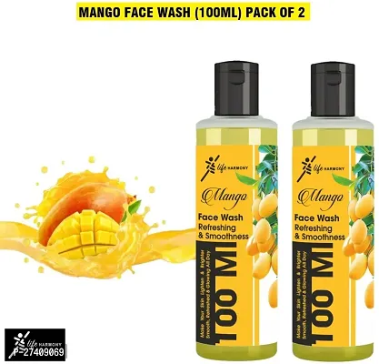 Life Harmony Mango Face Wash 100 Ml Pack Of 2 For All Skin Type-thumb0