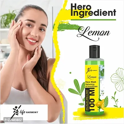Life Harmony Lemon Face Wash 100 Ml 2 Combo For All Skin Type-thumb3