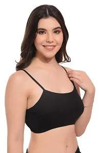 LILYSILK Beginners Bra for Teenager Girls,Slim Strap with Slip on Design, No Hooks, Fabric Cotton Bra, Non Wired, Non Padded, Full Coverage Sports Bra-thumb2