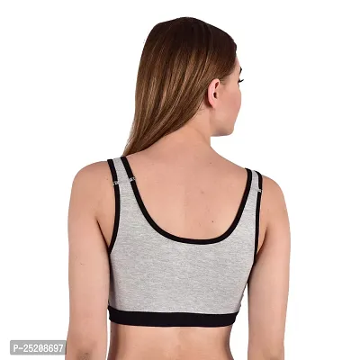 LilySilk Women's Padded Sports Bra with Removable Pads/Detachable Pads/Gym Active Bra-thumb5