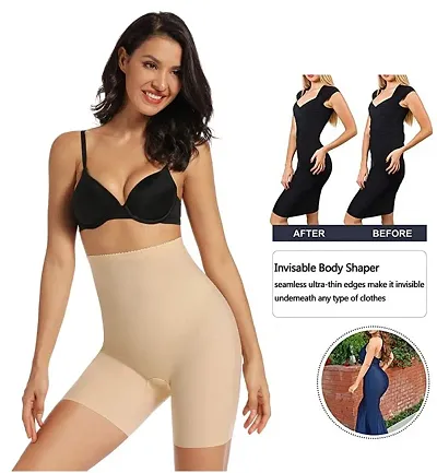 Tkeshto Women's Seamless Mid to High Waist Body Shaper Slimming 360 Tummy  Control Shapewear