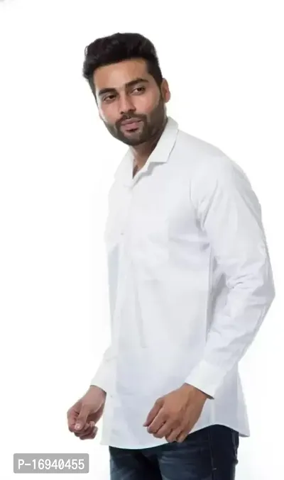 plain cotton casual shirts for men