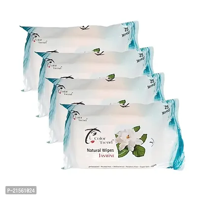 Color Trend Refreshing Wet Wipes (White Jasmine)