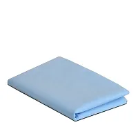 Rite Clique Waterproof Bedsheet Mattress Protector Sheet, Blue, 6x6.5 Feet, King Double Bed Size-thumb2