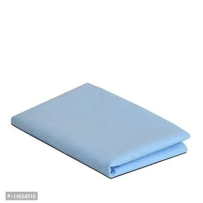 Rite Clique Waterproof Bedsheet Mattress Protector Sheet, Blue, 6x6.5 Feet, King Double Bed Size-thumb5
