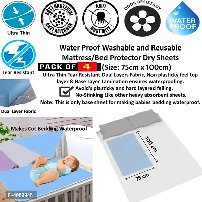 Waterproof Washable  Reusable Bed Mattress Protector Baby Bedding Dry Sheets