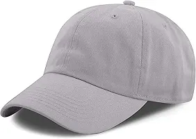 Unisex Cotton Baseball Cap (Pack of 2) (Cap_Black grey2_Black_Free Size)-thumb2