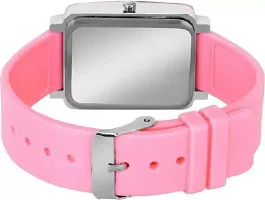 Pink Square Shape Simple and Professional Women Watch - for Girls Analog Watch - for Girls-thumb2