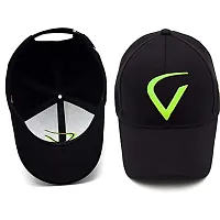 MRS Enterprises Cotton Adjustable Baseball Cap for Adult (Unisex) for Summer (Black) Best for Party,Sports and Casual Wear-thumb3