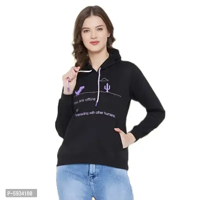 Printed Sweatshirt/Hoodie For women-thumb0