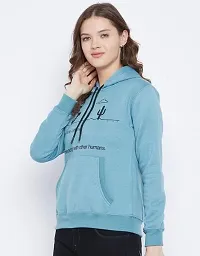 Printed Sweatshirt/Hoodie For Women-thumb2