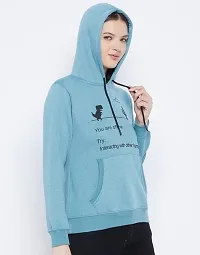 Printed Sweatshirt/Hoodie For Women-thumb3