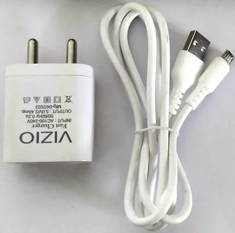 VIZIO 2.4AMP Single V8 USB Cable Fast Charger