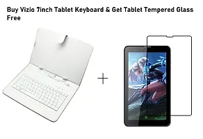 Vizio 7inch Tab Keyboard Case with 7inch Tablet Tempered Glass-thumb1