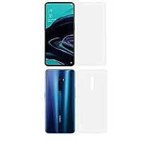 Vizio 9H Hardness Unbreakable Front and Back Tempered Glass/Screen Guard for Oppo Reno 2Z (Front  Back) with Edge to Edge Full Screen Coverage-thumb1