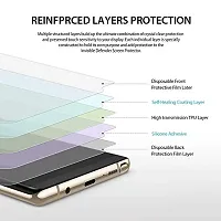 Vizio 9H Hardness Unbreakable Tempered Glass/Screen Guard/Protection designed for Galaxy A32 Front  Back with Wet  Dry wipes-thumb3