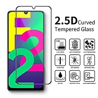 VIZIO 9H Hardness 11D Unbreakable Tempered Glass/Matte Screen Guard/Protector Designed for Samsung Glaxy F22 (Front  Back)-thumb2