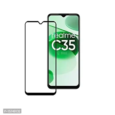 VIZIO 9H HARDNESS 11D UNBREAKABLE REALME C35 TEMPERED GLASS-thumb0