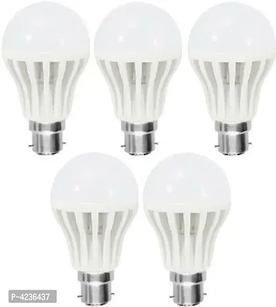 3W led bulb plastic body (pack of 5)