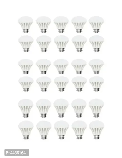 3W Led Bulb Plastic Body(Set Of 30)