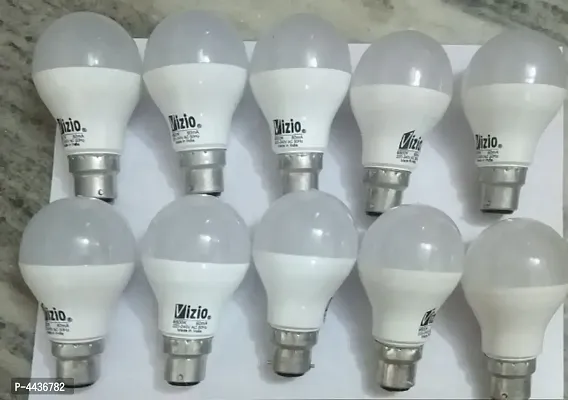 12W Led Bulb Plastic Body Set Of 10