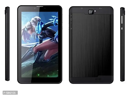 Vizio Super Tech 118 Tablet (7inch Display+2GB RAM+16 Storage+Wi-Fi+Dual SIM Calling +Android 9.0)Black/White-thumb0