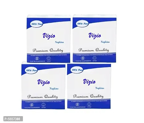 1 Ply Tissue Paper Napkin-Pack Of 4 (1Pack=80 sheets approx)-thumb0