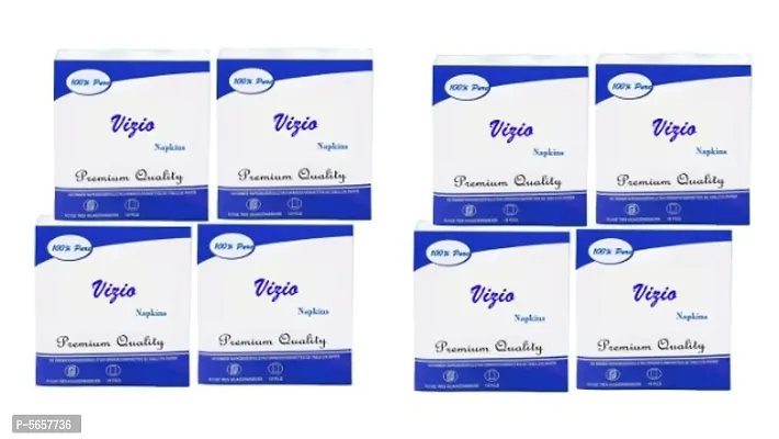 1 Ply Tissue Paper Napkin Pack Of 8 1Pack 80 Sheets Approx-thumb0