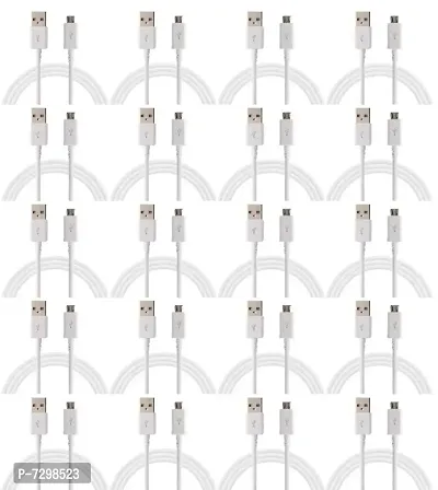 VIZIO Fast Charging Micro USB Cable Compatible With All Types Of Mobiles, Bluetooth, Earpods  Tablets ( pack of 20 )-thumb0