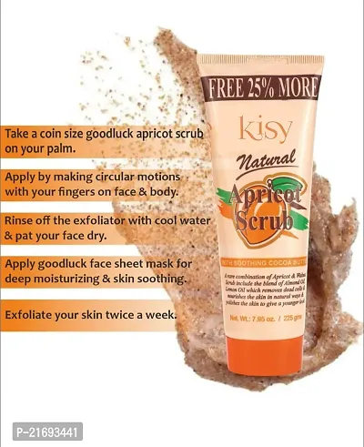 Kisy apricod scrub with soothing coca butter pack of 2-thumb2