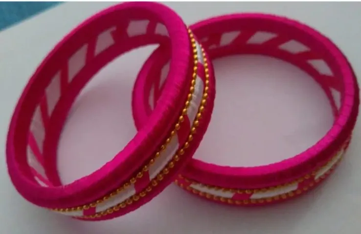 Elegant Plastic Bangles Set of 2 Pieces