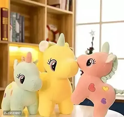 Bakku Toys unicorn 25 CM [SET Of  3] girls And Kids  item Kids Soft