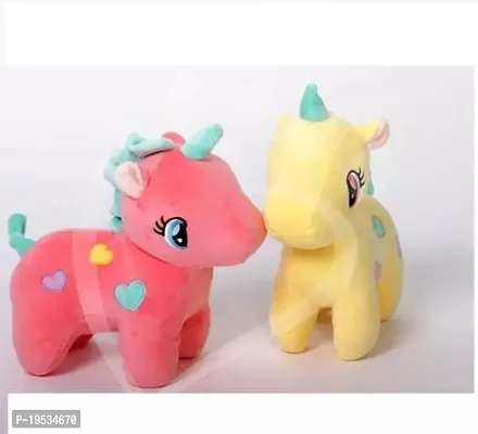 Bakku Toys 2 pic unicorn girls And Kids gift item Essential Kids Stuffed Toys SET Of  2-thumb0