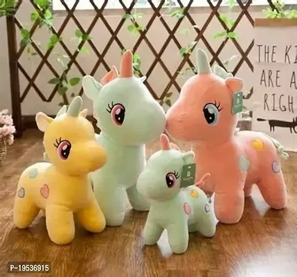Bakku Toys 25 CM 2 pic unicorn girls And Kids gift item Essential Kids Stuffed Toys SET OFF 2 UNICORN-thumb2