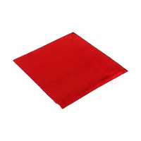 VT VIRTUE TRADERS Men's Premium Cotton Plain/Solid Handkerchief (MADE IN INDIA) (6, RED)-thumb1