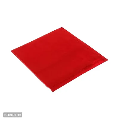 VT VIRTUE TRADERS Men's Premium Cotton Plain/Solid Handkerchief (MADE IN INDIA) (6, RED)-thumb2