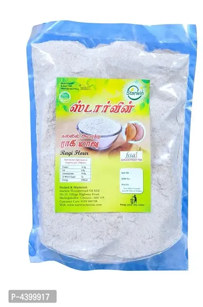 Starwin Organic Ragi Atta / Finger Millet Flour 2kg - Price Incl. Shipping