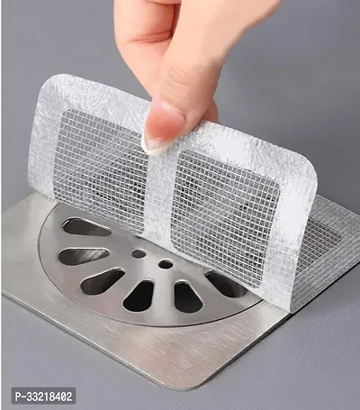 (Pack of 20) Disposable Hair Catcher Shower Drain Mesh Stickers-thumb4