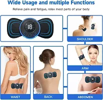 Mini Body Butterfly Massager Machine for Pain Relief Wireless Vibrating Massager 8 Mode  19 Strength Level EMS Massager Mini Butterfly Massager for Shoulder, Legs Massage, Neck Massage, Back Massage-thumb2