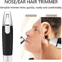 Nose Hair Trimmer for Men Women  Dual edge Blades  Painless Electric Nose and Ear Hair Trimmer Eyebrow Clipper Waterproof Eco Travel User Friendly Multicolor-thumb3