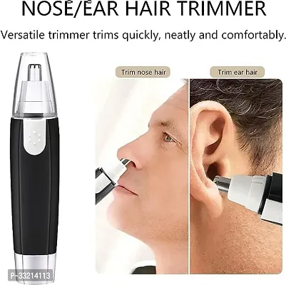 Nose Hair Trimmer for Men Women  Dual edge Blades  Painless Electric Nose and Ear Hair Trimmer Eyebrow Clipper Waterproof Eco Travel User Friendly Multicolor-thumb4