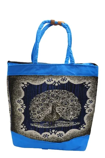 PALAK SAXENA Tote Bag for Women with Zip, Stylish Handbags, Tote Grocery Portable Bag