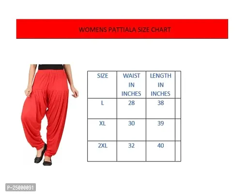 Ultra Soft Rayon Viscose Solid Color Attractive Pleated Pattern Casual wear/Ethnic wear Regular Fit Patiala Pants for Trendy Womens-thumb5